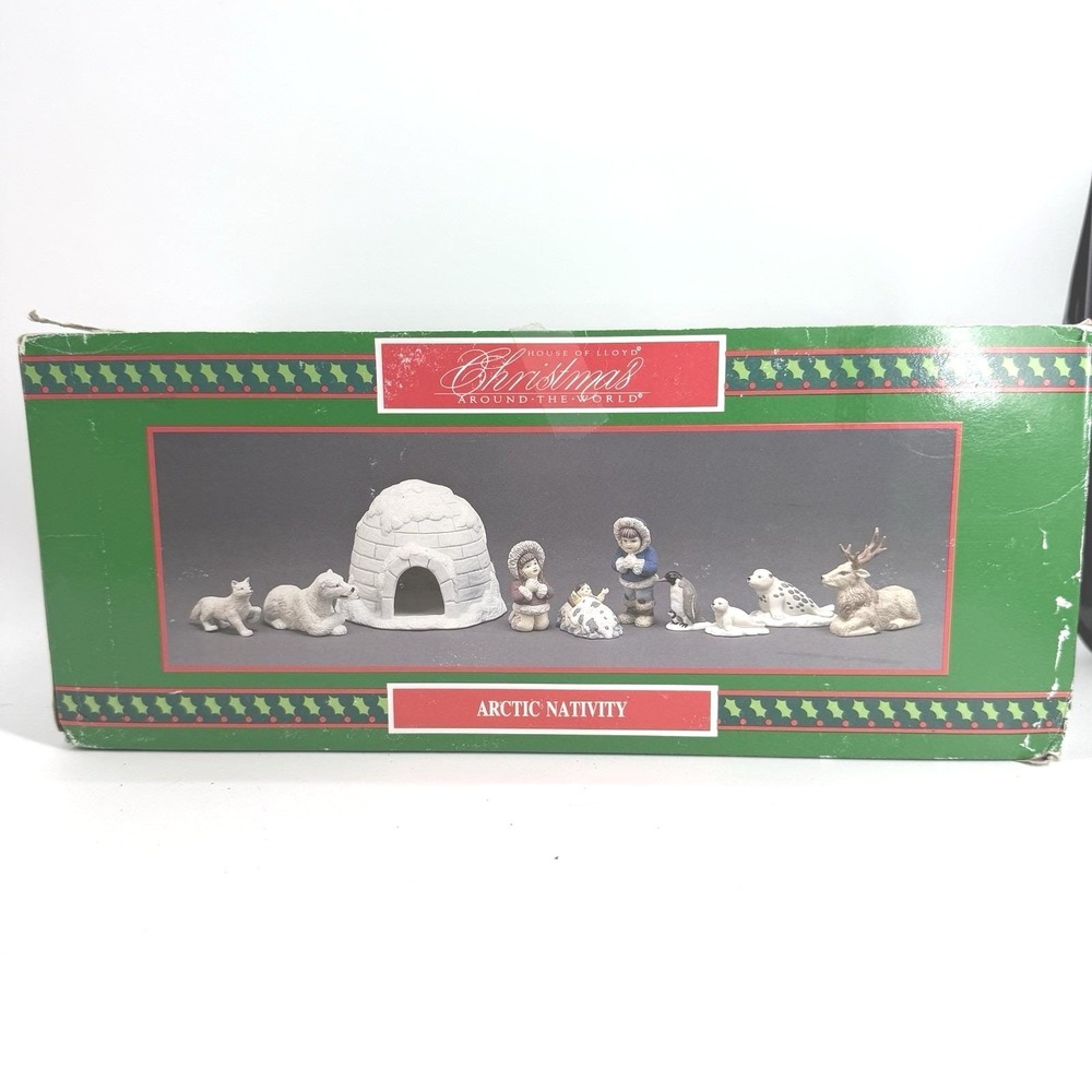 House Of Lloyd‎ Christmas Around The World Arctic Nativity All In Tact Box